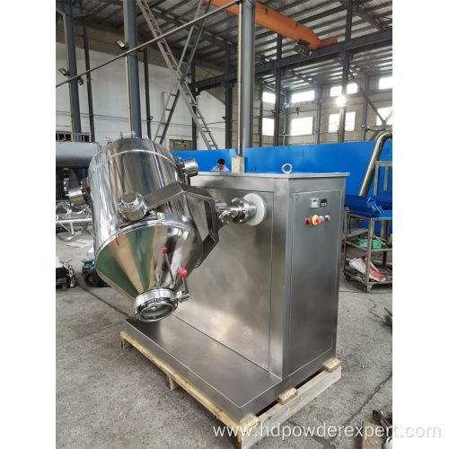 3d Dry powder protein barrel drum mixing machine